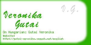 veronika gutai business card